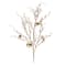 25" Flocked Twig Branches with Sleigh Bells, 6ct.